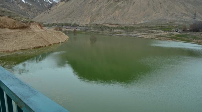 Adilcevaz Belediye Başkanı Akbaba, sulama göleti projesini incelendi