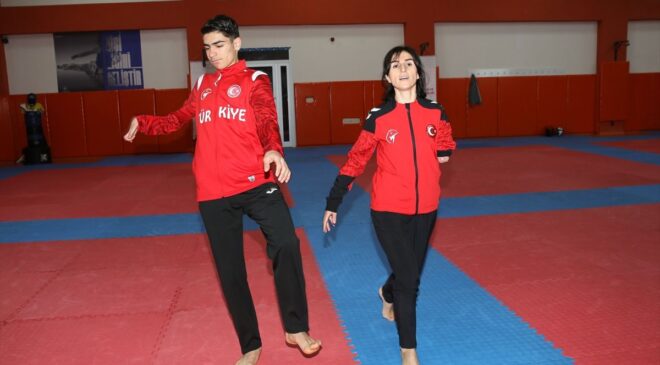Bitlisli para tekvandocular dünya şampiyonluğunda ve olimpiyatta zirveyi hedefliyor